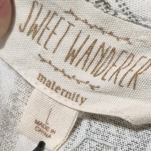 Sweet Wanderer Striped Long Sleeve Top - Cream and Gray - Picture 6 of 6